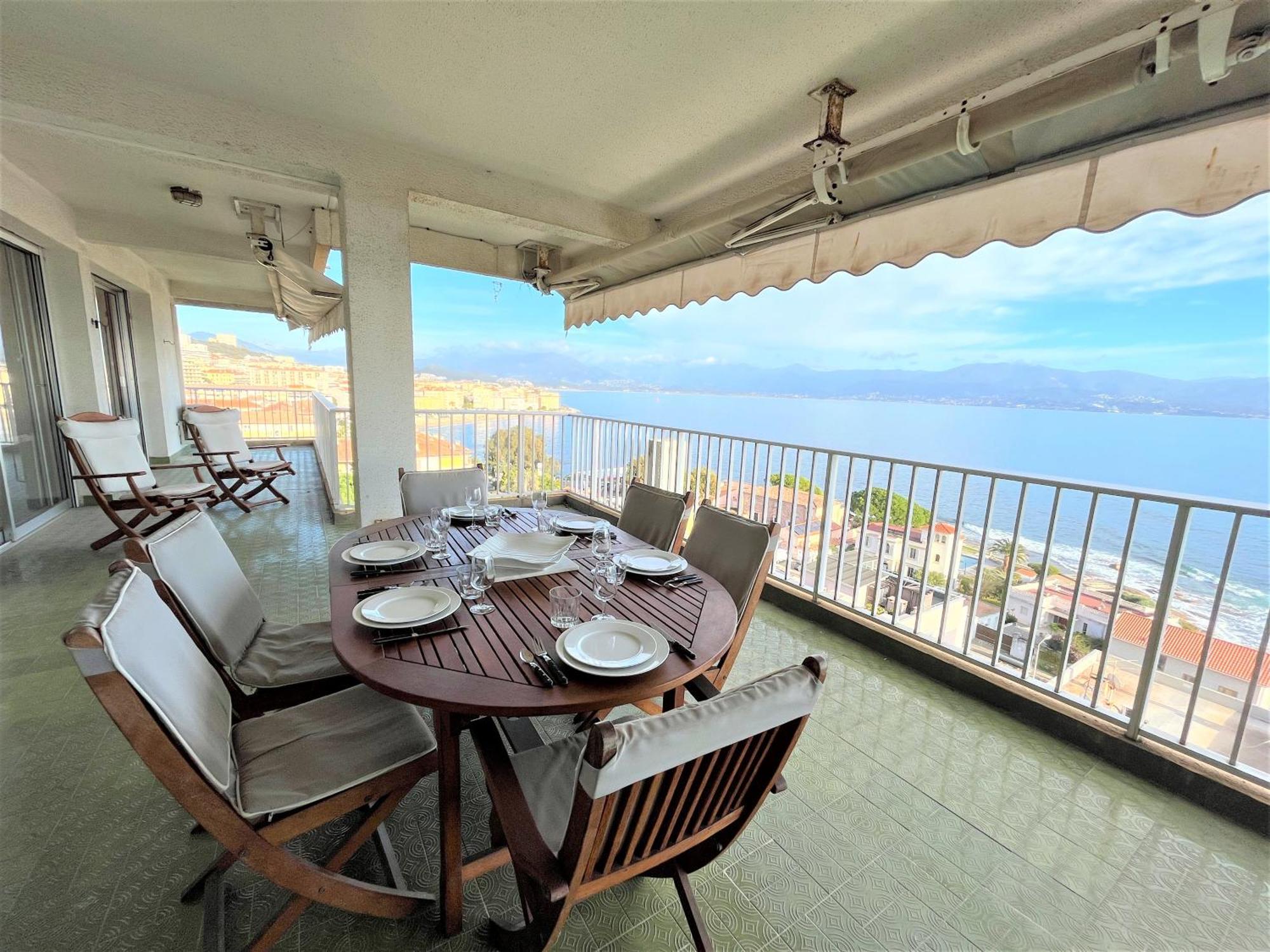 Appartement Vue Mer Carmino Ajaccio Ajaccio  Exteriör bild